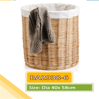 Wicker laundry basket  from mmcis china